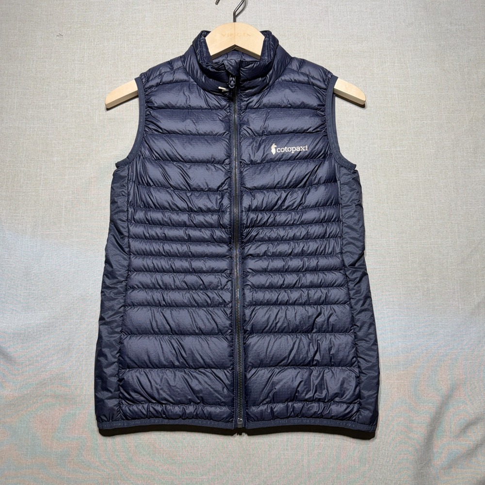 Cotopaxi Vest Women XS Blue Fuego LT 950-Fill Down Puffer Gorpcore Outdoor